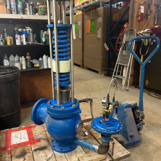 Singer Waste water release valve piloted